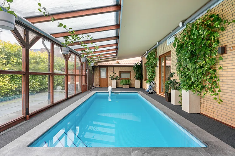 Terrasse avec piscine - Aménagement paysager pour terrasse avec piscine