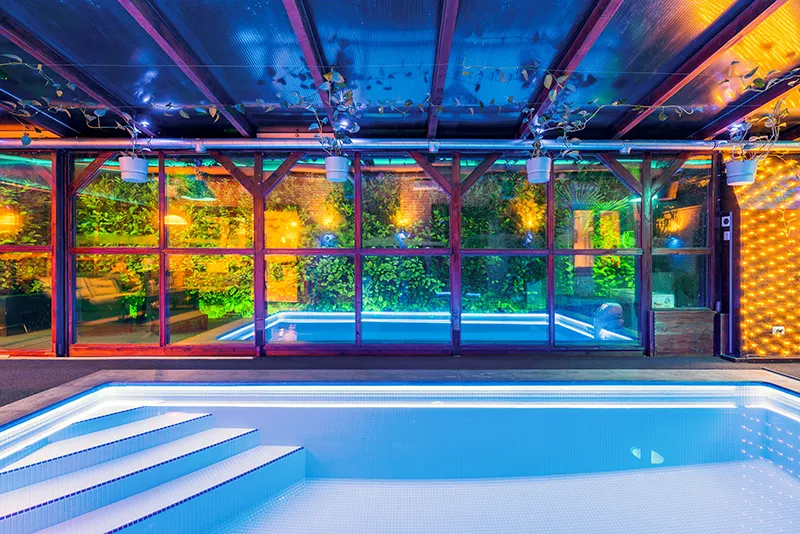 Éclairage du soir - Installation d’éclairage extérieur nocturne